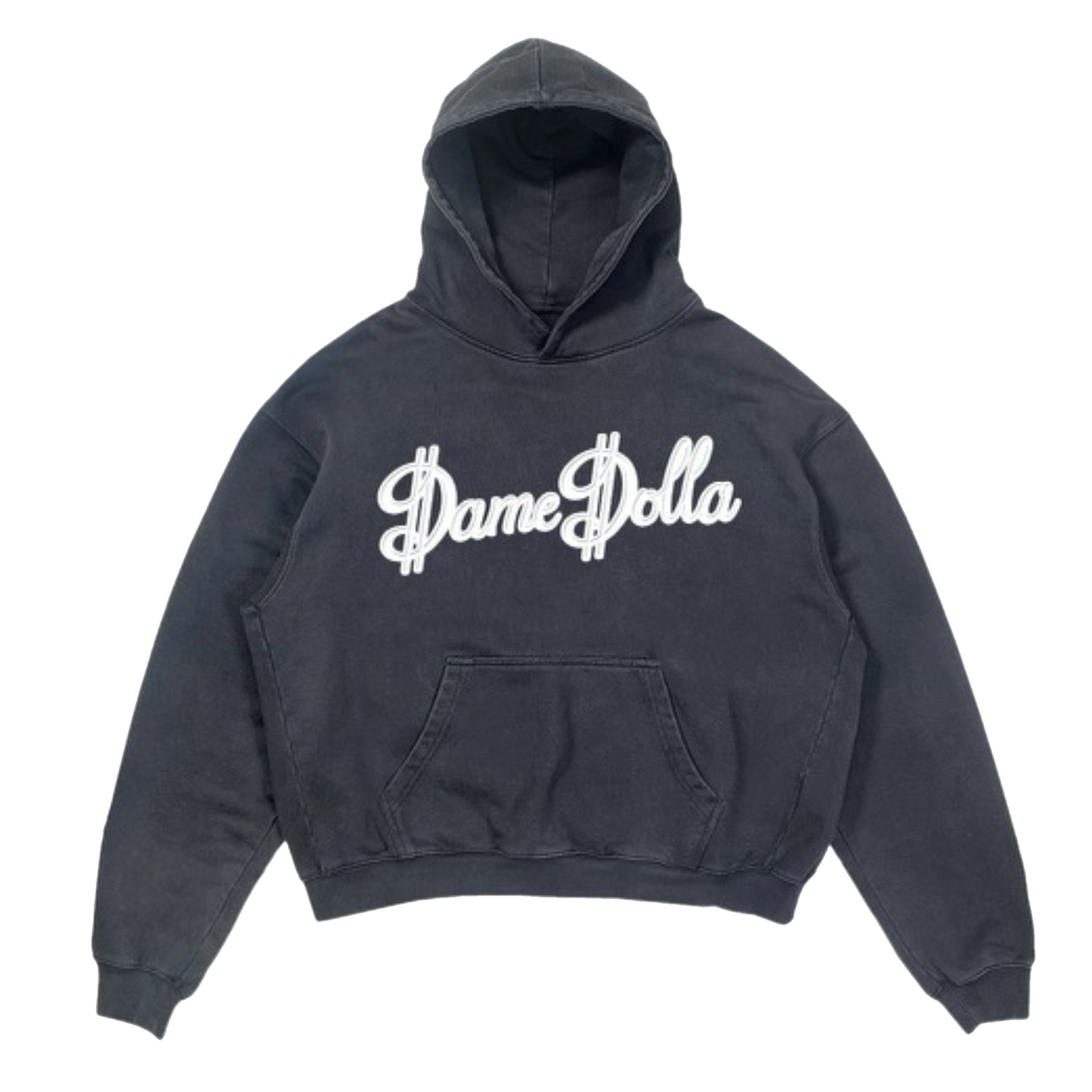 DAME D.O.L.L.A. HOODIE (VINTAGE BLACK)