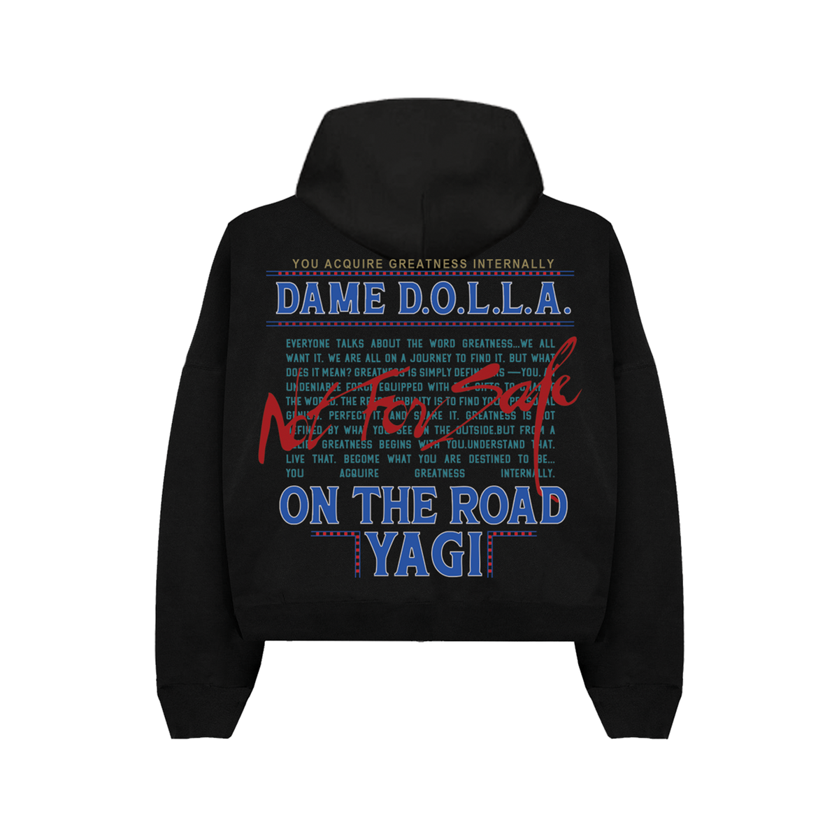 YAGI x Dame Dolla Crop Hoodie